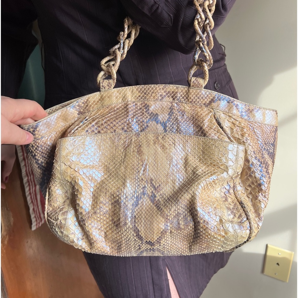 Nancy Gonzales python bag